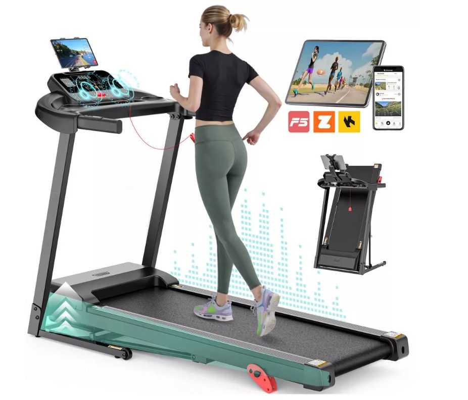 Famistar T70 Compact Folding Treadmill with Incline Adjust