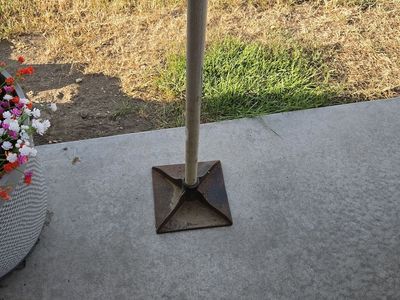 Heavy Duty dirt tamper 10 x 10 streel head