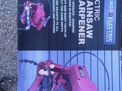 Brand new chainsaw sharpener