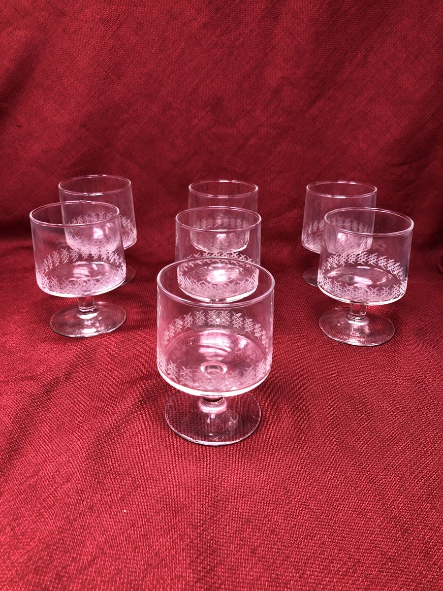 Vintage Rosenthal Crystal Champagne Glasses – Set of 7 | 8 oz. Capacity