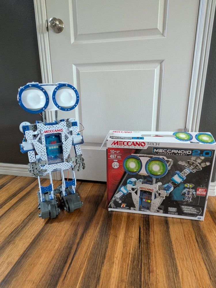 Meccano Tech Meccanoid 2.0 Personal Robot - STEM Building Kit, Interactive AI, 2ft Tall