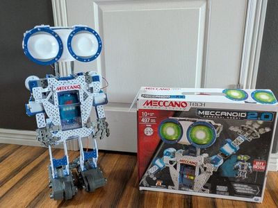 Meccano Tech Meccanoid 2.0 Personal Robot - STEM Building Kit, Interactive AI, 2ft Tall