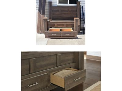 Nice Solid Queen Size Bed With Storage