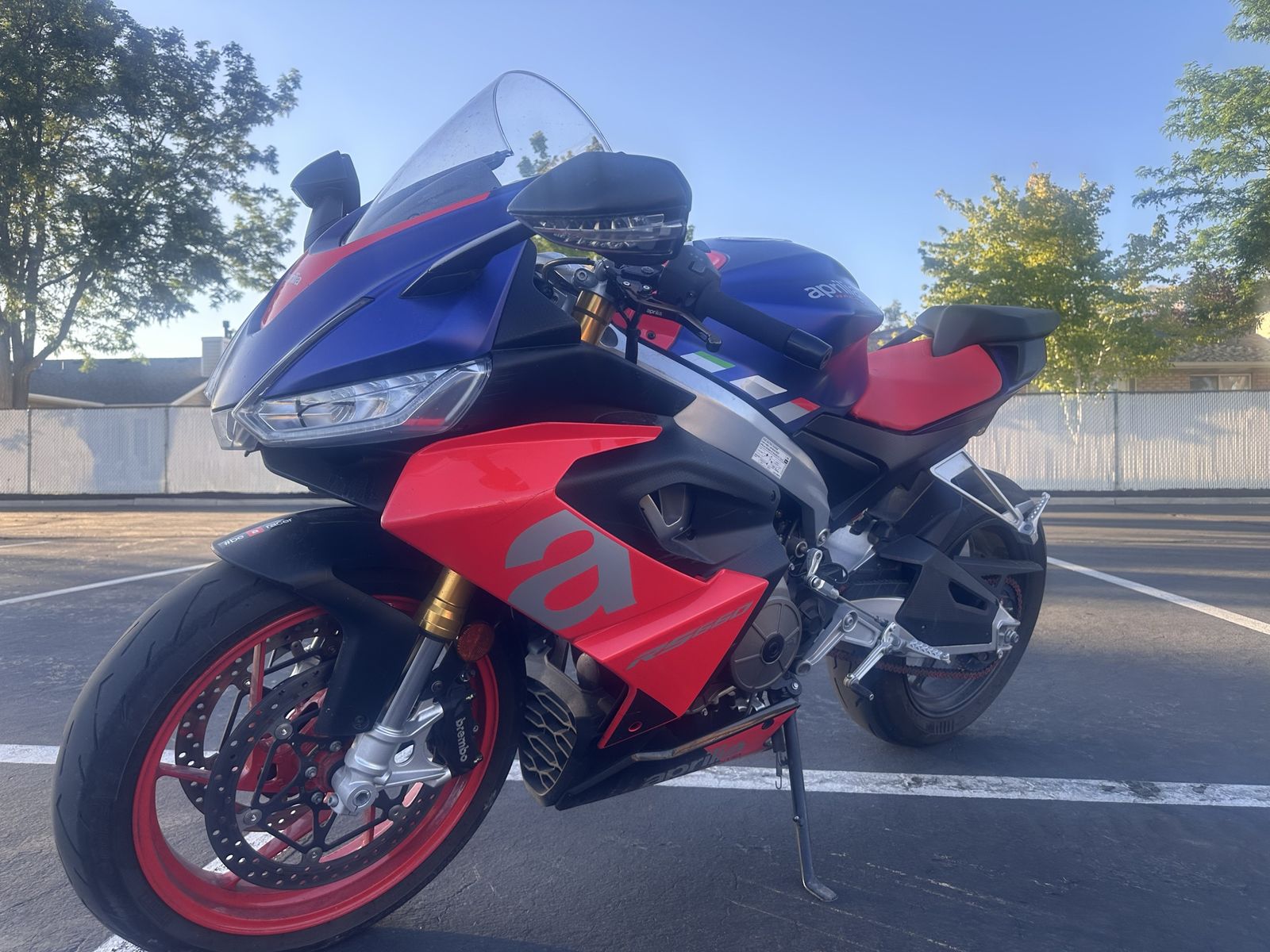 2022 Aprilia RS 660 Performance Red/Blue Sport Motorcycle - FOR TRADE