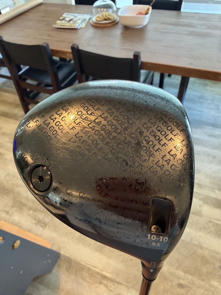 LA GOLF Driver w/ LAGP Gold Shaft. 