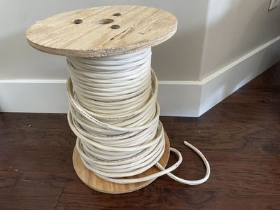 250 feet, 4 Element Access Control Cable 18-04 + 22-3P OAS + 22-02 + 22-04 Plenum Wht Jkt