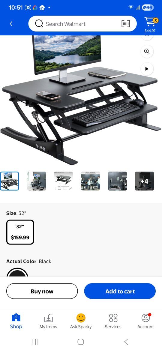 Computer Desk- Adjustable