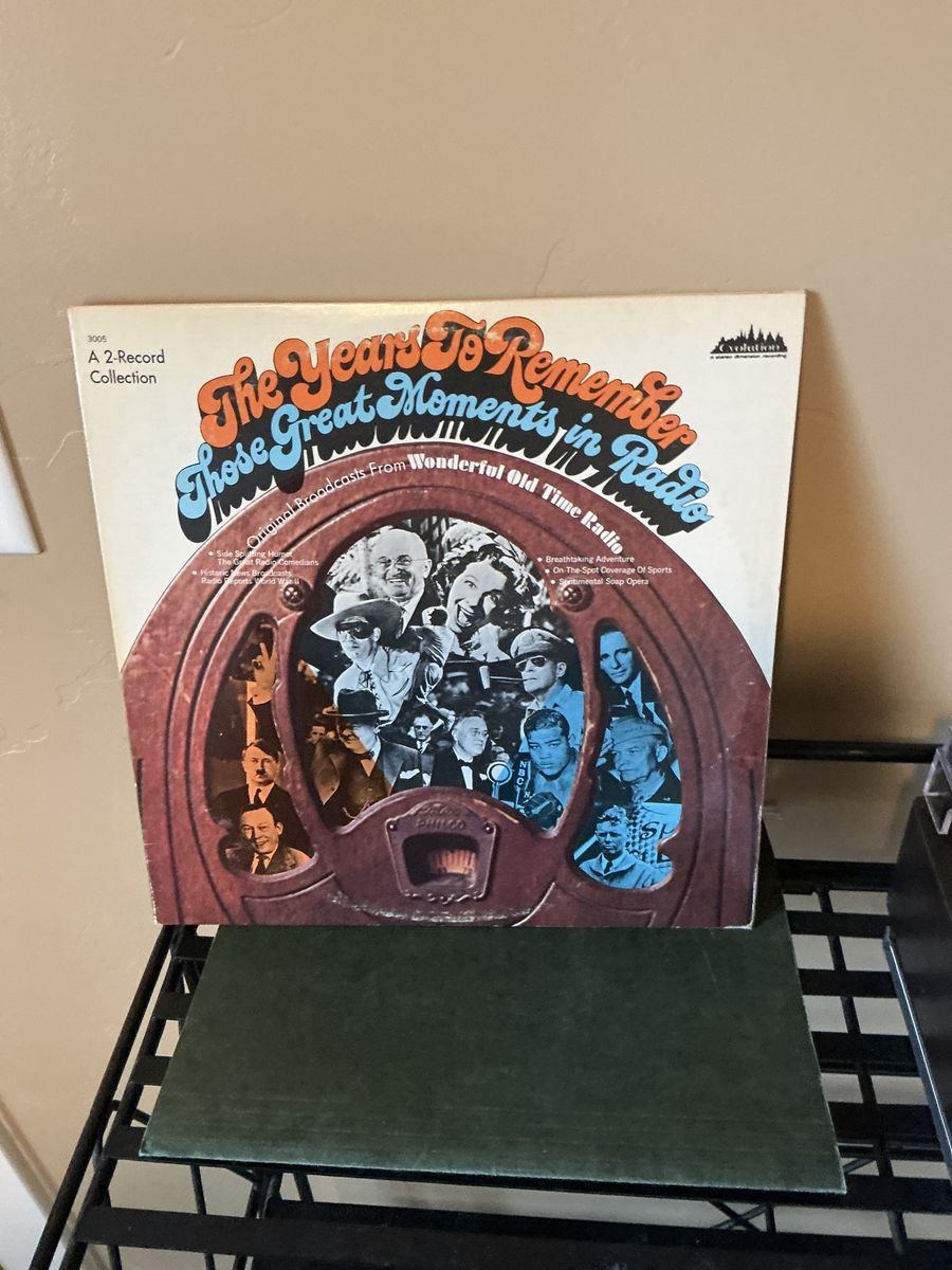 The Years To Remember Those Great Moments In Radio Vinyl LP Record Album 2-Record Collection