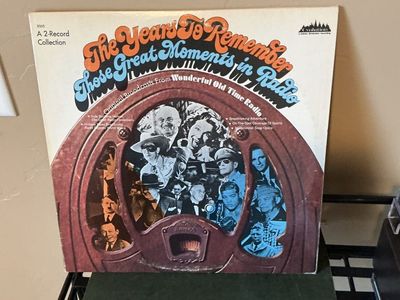 The Years To Remember Those Great Moments In Radio Vinyl LP Record Album 2-Record Collection