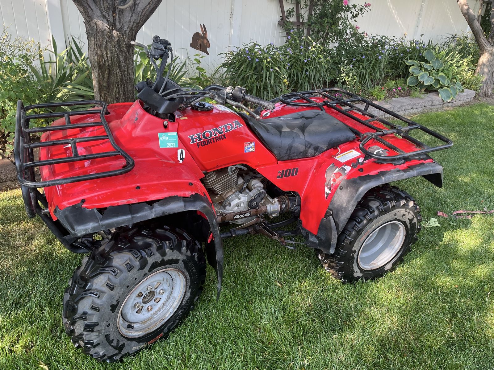 Honda fourtrax TRX300FW 4x4
