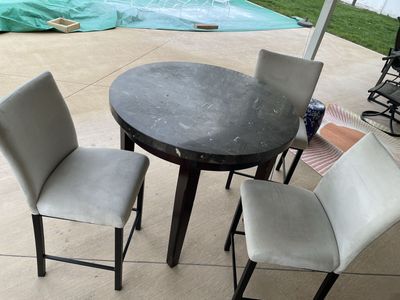 Table and chairs