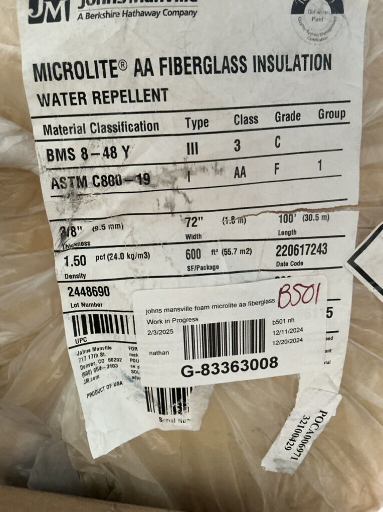 Johns Manville MICROLITE AA Fiberglass Insulation