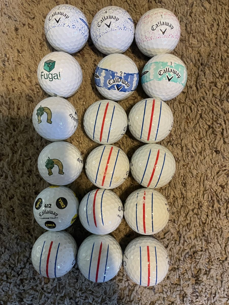Like new Callaway golf balls