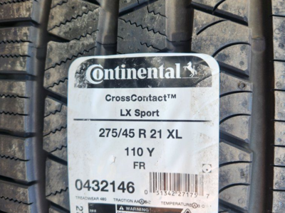 275/45r21 continental crosscontact lx sport