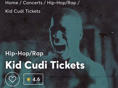 Kid Cudi tickets, 2 GA Lawn tickets, this Saturday