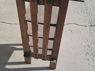 MISSION OAK MAGAZINE STAND ANTIQUE