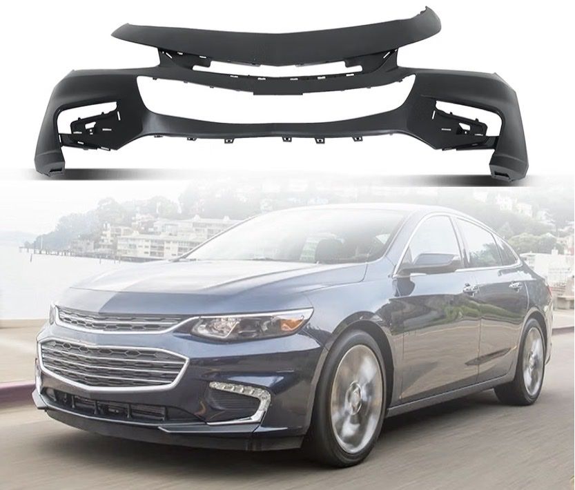 16-18 Chevrolet Malibu front bumper cover Facia without sensor holes