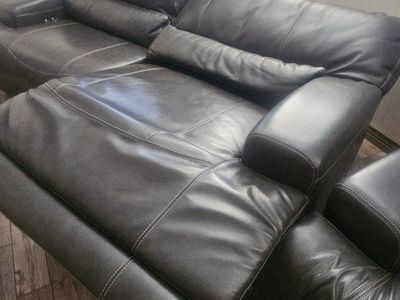 leather reclining couches