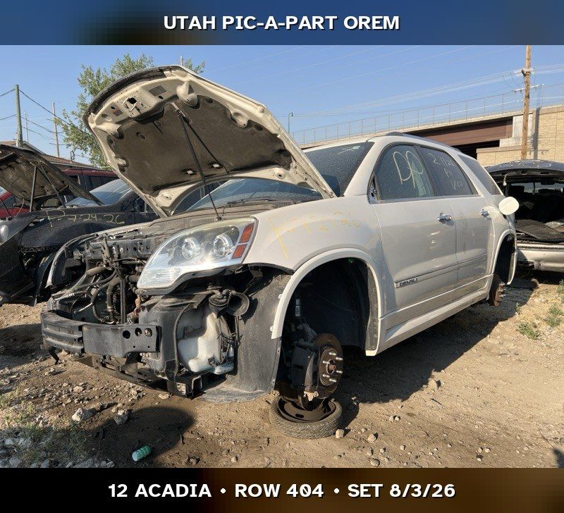 Just In! 2012 GMC Acadia Parts - UTPAP Orem