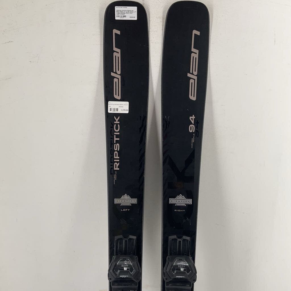 2026 Elan Women's Ripstick 94 Black Edition w/ Elan Attack 11 GW Demo Bindings