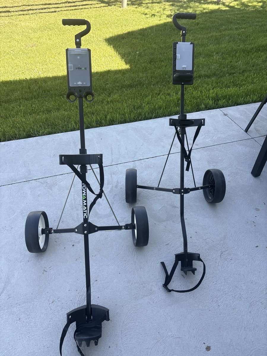 Golf bag push cart