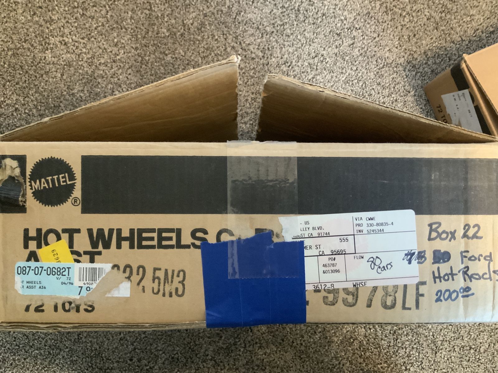 Hot Wheels Case of 80 Ford Hot Rods