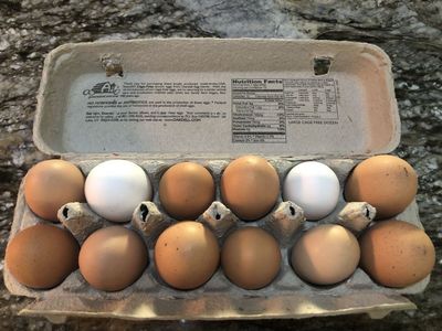 Farm Fresh eggs, large $2.50/doz.