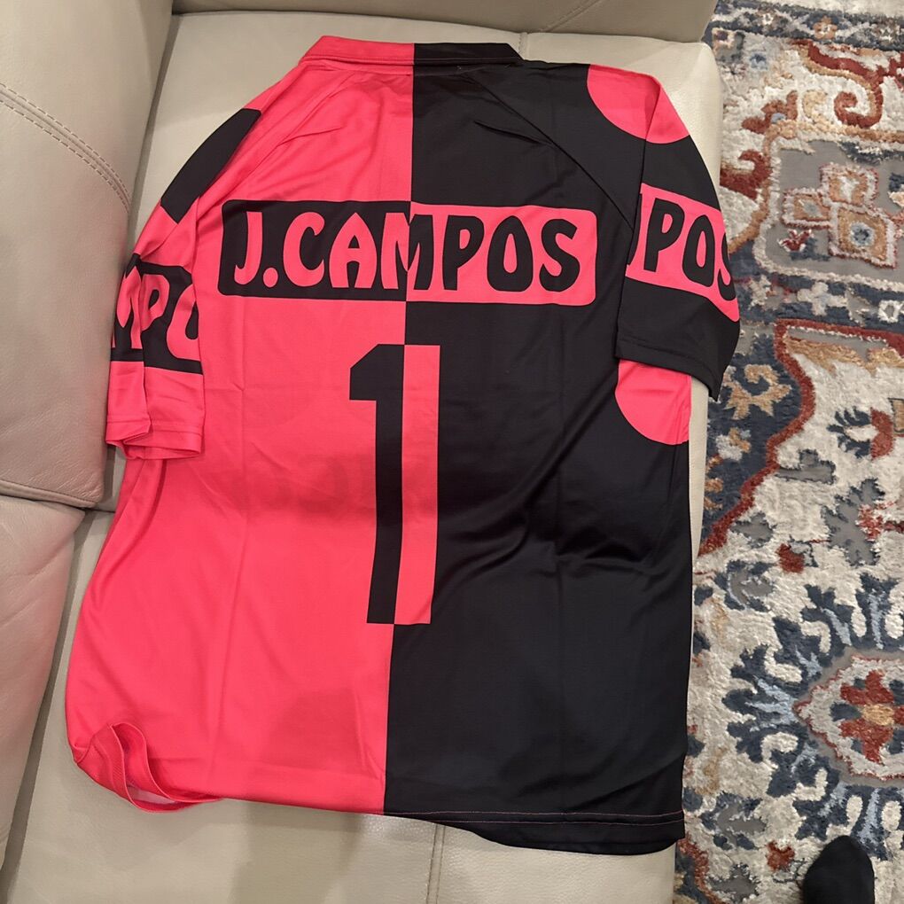 Jorge CAmpos #1 Retro 1994 Mexico Soccer JerseY