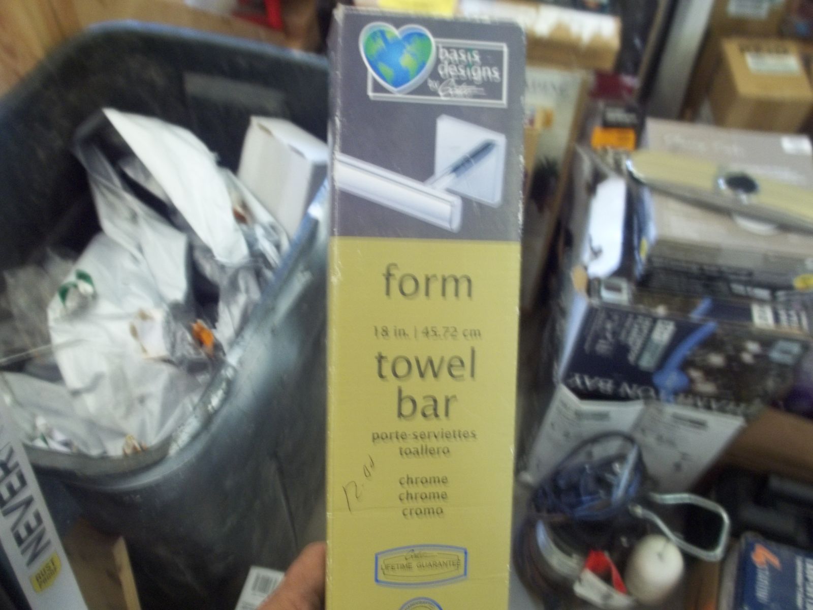 Form 18" Towel Bar in chrome