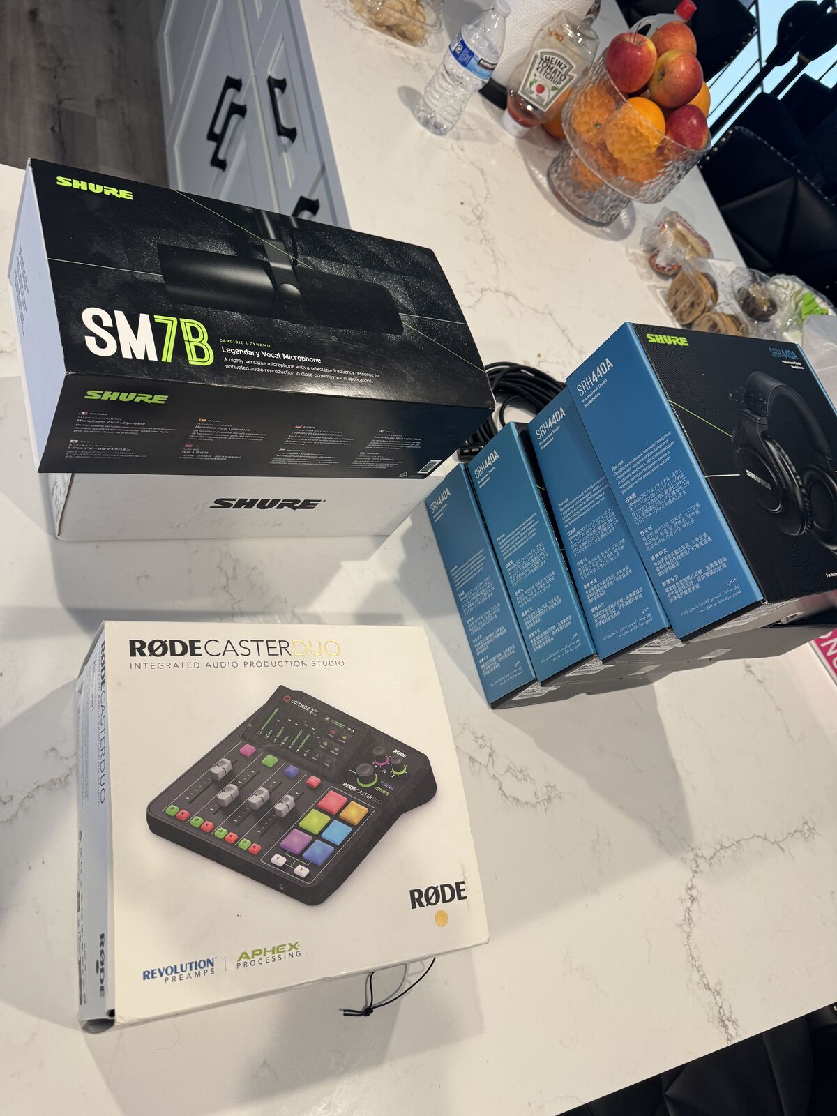 Studio Equipment - Mics, Headphones, Mixer