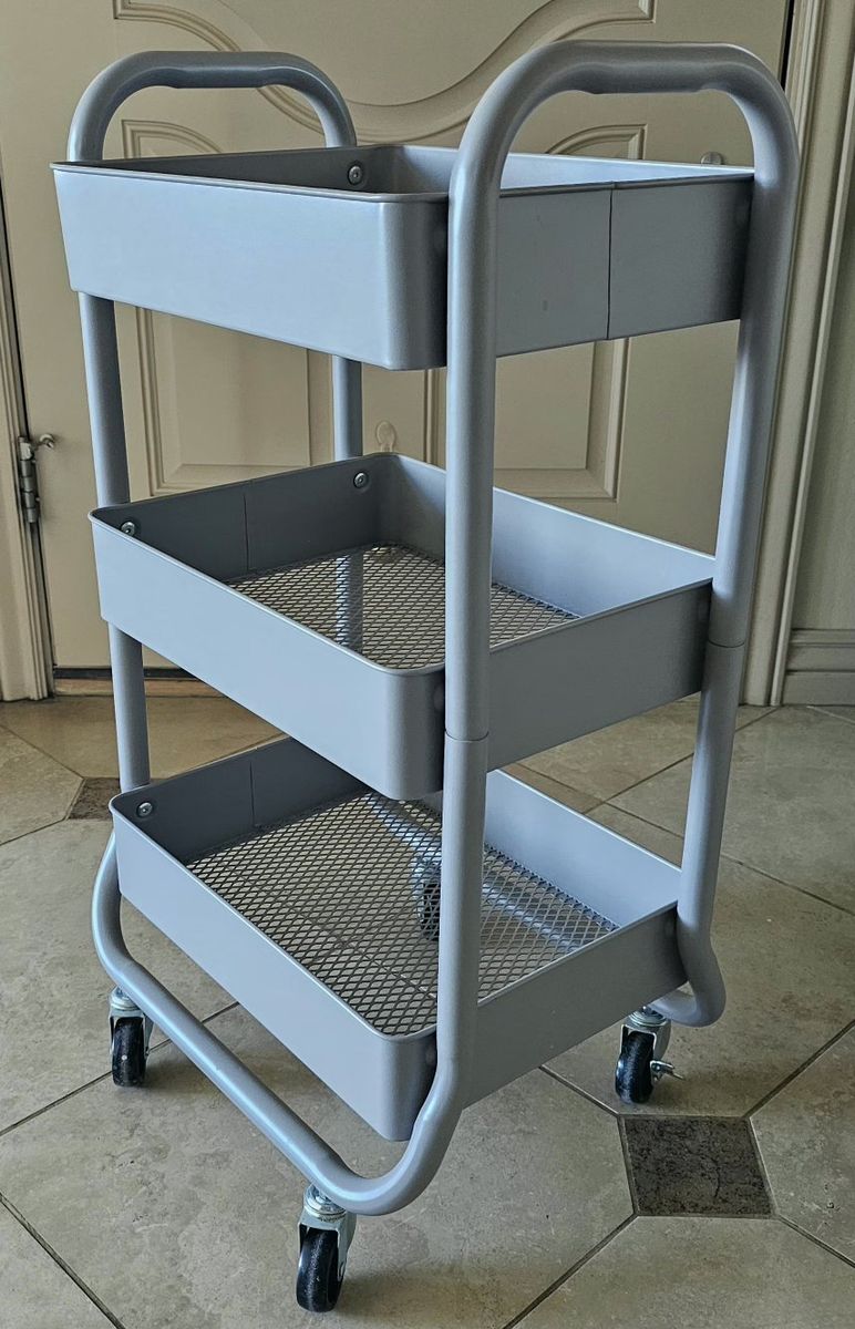 3 Tiers Utility Rolling Cart
