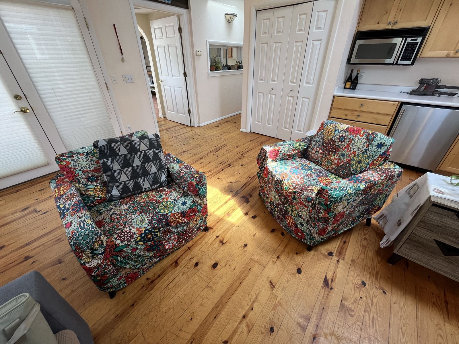 FREE- 2 Floral Pattern Armchairs - Used Fair Condition