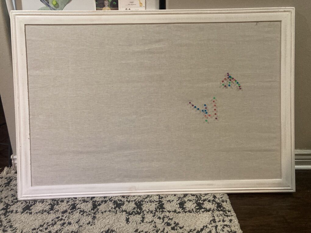 60x40 Restoration Hardware Linen Framed Board