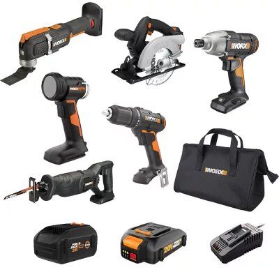 WORX Power Share 6-Tool Combo Kit