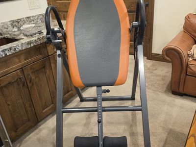 Inversion table for back pain and stretching