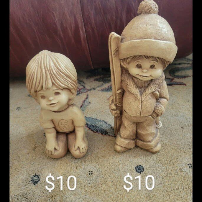 Vintage Fannykins sculptures