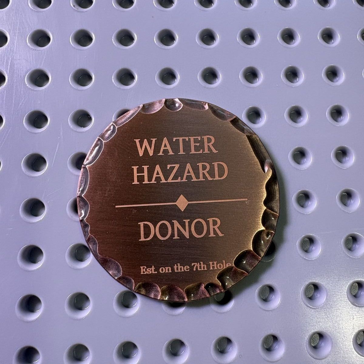 Custom Engraved Metal Golf Ball Marker 1.5”- You pick / Design