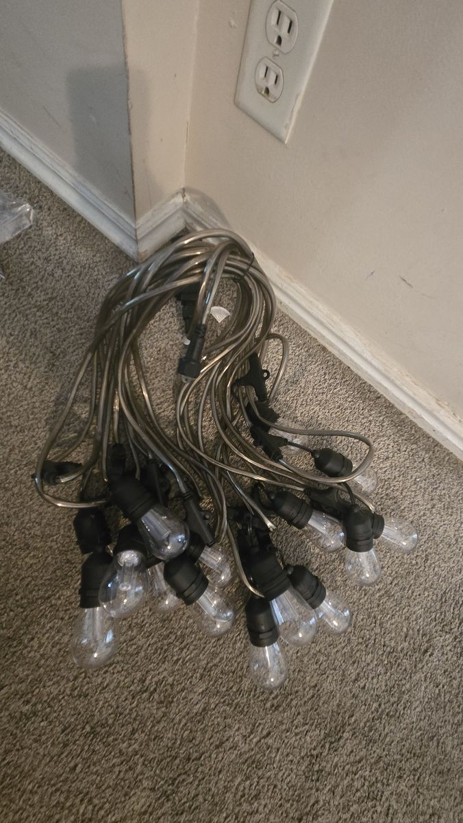 Westinghouse 48 FT RGB String Lights with remote. Color changing LED Outdoor Lights-