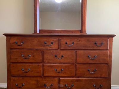 Wooden Dresser, Chest and Nightstand Set - Matching Bedroom Furniture