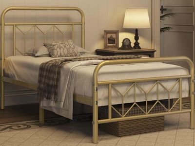 Twin Bed frame and mattress