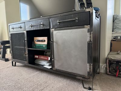 Coffee table, media stand, end tables