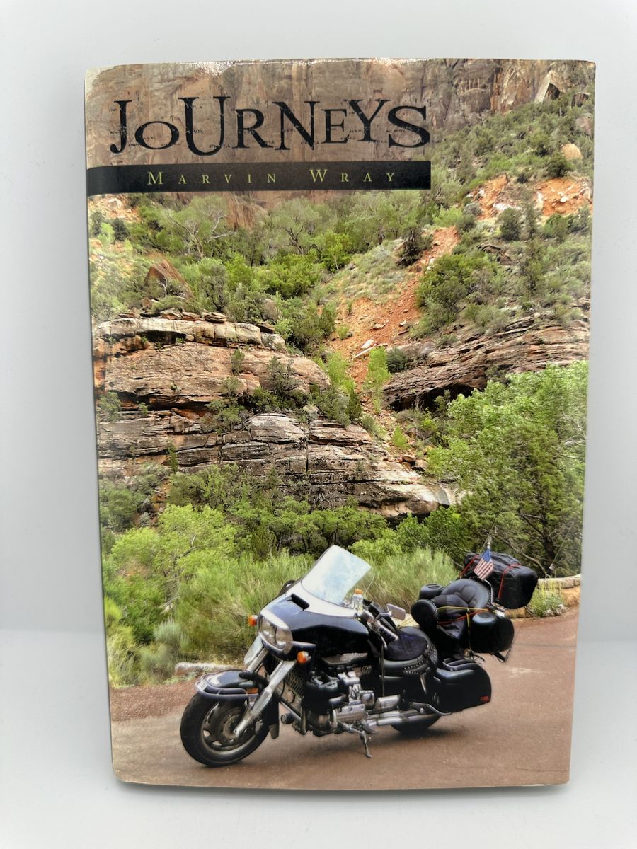 Journeys Marvin Wray 2010 HC Signed Christian Memoir Motorcycle Travel