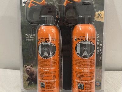 UDAP Bear Spray w/ Holster 2 pack