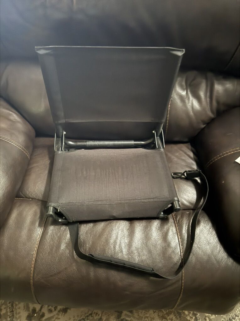 3 Stadium Folding Chairs