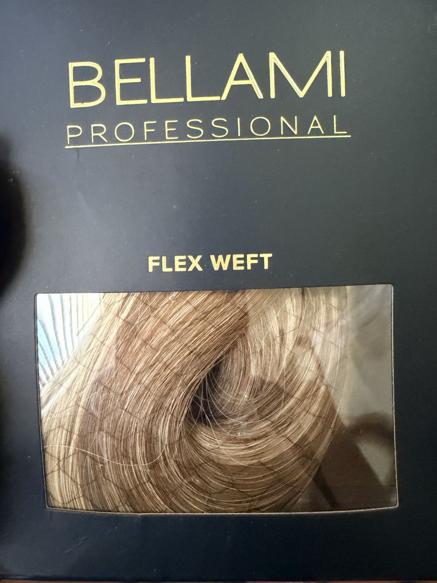 New. Bellami Professional Flex Weft Hair Extensions - Hot Toffee Blonde #6/#18 Highlights, 16" 120g