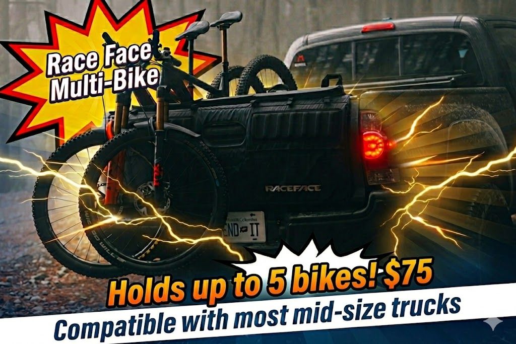 Race Face 5-Bike Tailgate Pad for Mid-Size Trucks