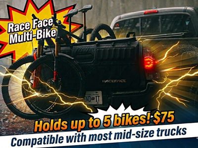 Race Face 5-Bike Tailgate Pad for Mid-Size Trucks