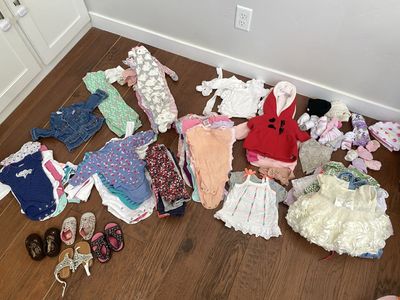 Newborn to 3 months baby girl clothes