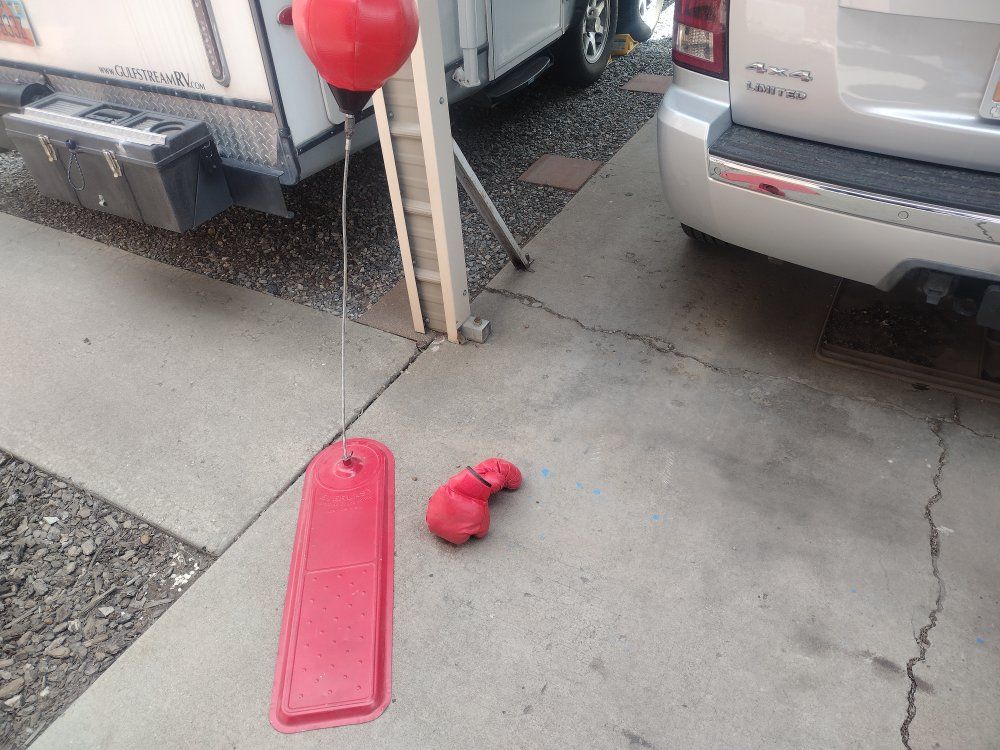 vintage kids boxing bag