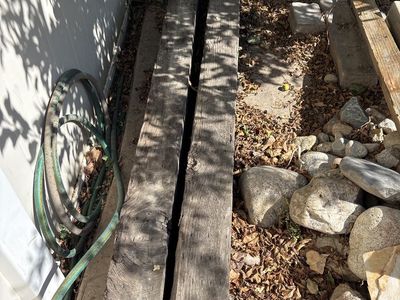 2 railroad ties